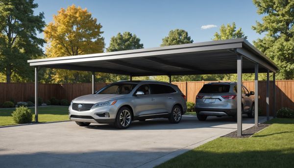 Carport pour voiture en aluminium : durable et facile à installer