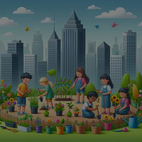 Comment créer un espace de jardinage accessible pour les enfants dans un environnement urbain ?