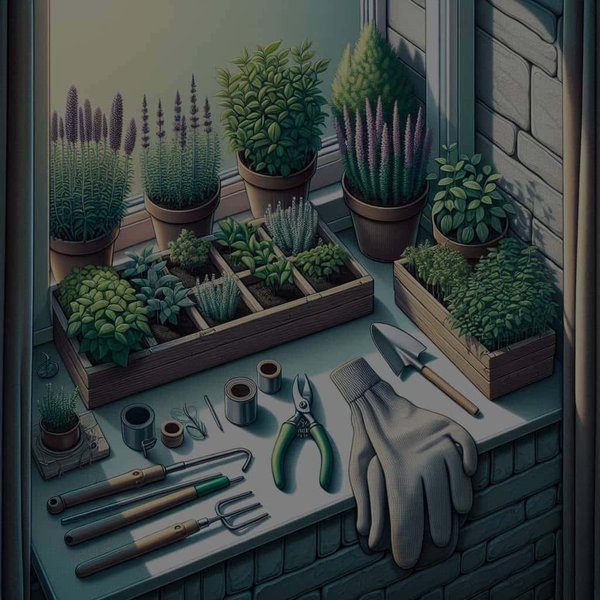 Comment cultiver un mini-jardin de plantes aromatiques sur un rebord de fenêtre étroit ?