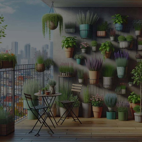 Comment aménager un jardin de plantes aromatiques sur un balcon urbain?