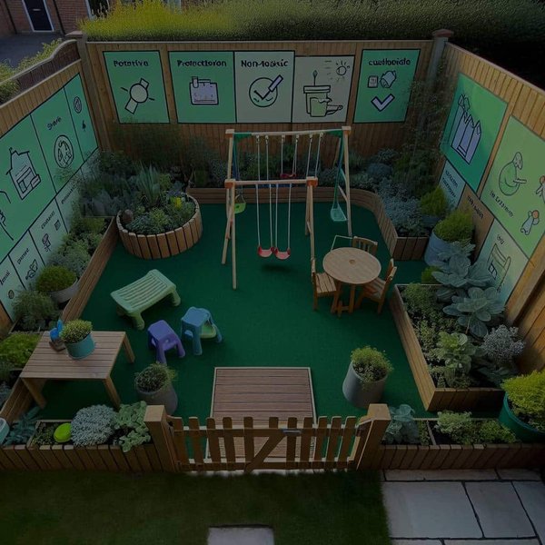 Quelles sont les astuces pour créer un espace de jeu sécurisé pour enfants dans un petit jardin ?