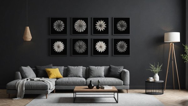 Sublimez votre intérieur avec notre décoration murale noire artisanale à Valence, Drôme