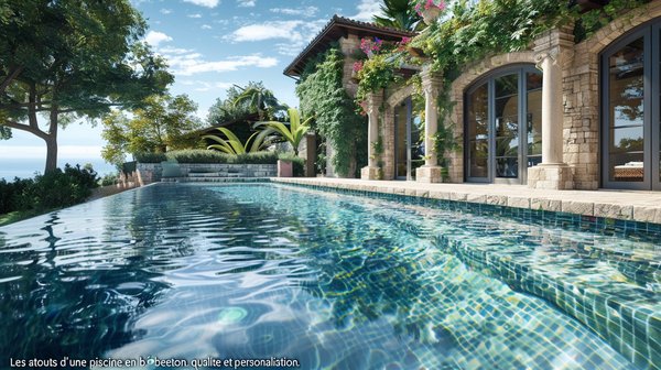 Les atouts d'une piscine en béton: qualité et personnalisation