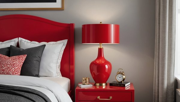 Découvrez la magie de la lampe de chevet rouge pour votre déco